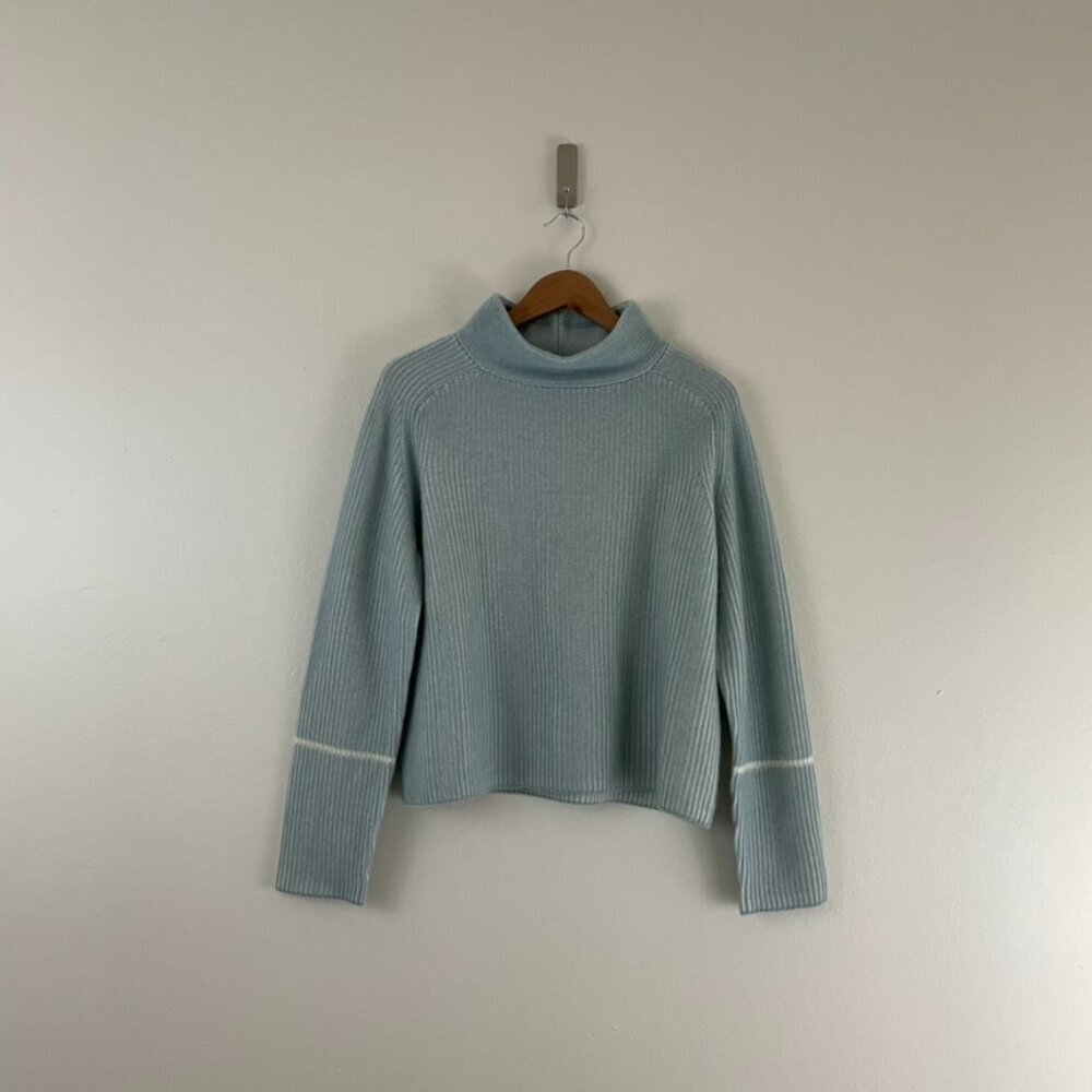 Marc Cain 100% Cashmere Knit Stand Up Collar Sweater Size 3 (US 6)